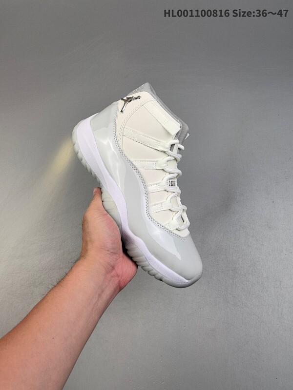 Air Jordan 11 Retro "Sail" 高帮 灰白银 AJ11 乔丹11代 aj11 乔11 高邦 灰白银 乔丹篮球鞋系列