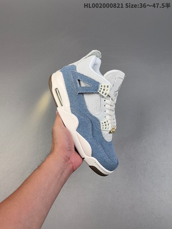 Air Jordan 4 Retro Denim "Worn Blue" 蓝灰牛仔 AJ4 乔丹4代 aj4 乔4 丹宁牛仔蓝灰