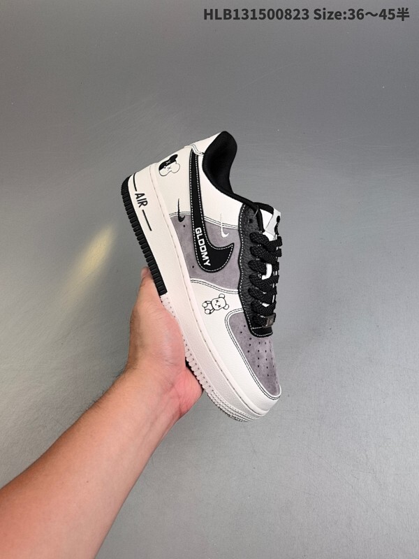 集合特价 Nike Air Force 1 Low LV联名 原楦头原纸板 打造纯正空军版型 专注外贸渠道 全掌内置蜂窝气垫