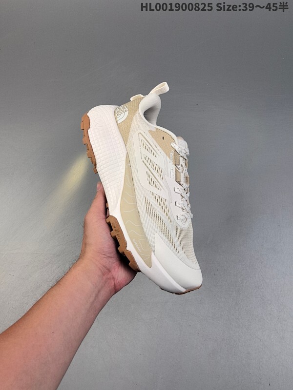 公司级 The North Face Altamesa 500 北面500 低帮 米白色 舒适减震防滑轻便透气回弹低邦越野跑步鞋