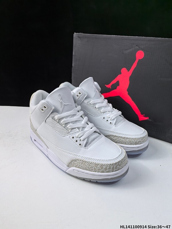 真标✅Air Jordan 3 Retro 迈克尔·乔丹AJ3代中帮复古休闲运动文化篮球鞋 货号:CT8532 105  ID:HL141100914 Size:36～47