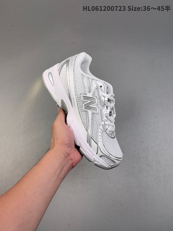 集合  新百伦New Balance MR740 NB新百伦系列复古老爹风休闲运动慢跑鞋 采用轻质牛剖革拼接透气网眼衬垫织物鞋面材质