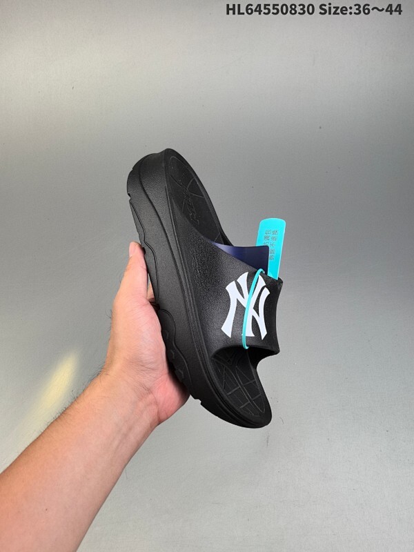 集合  ✅MLB MOUNDER MONOGRAM 舒适柔软 防磨一字拖鞋