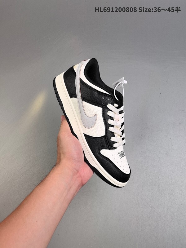 集合   Nike Dunk SB Low Pro "Black and White" 耐克 SB 低帮 联名黑白 减震耐磨低邦板鞋男女同款
