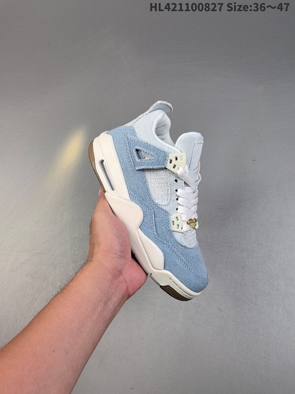 Air Jordan 4 Retro Denim "Worn Blue" 蓝灰牛仔 AJ4 乔丹4代 aj4 乔4 丹宁牛仔蓝灰 乔丹篮球鞋系列