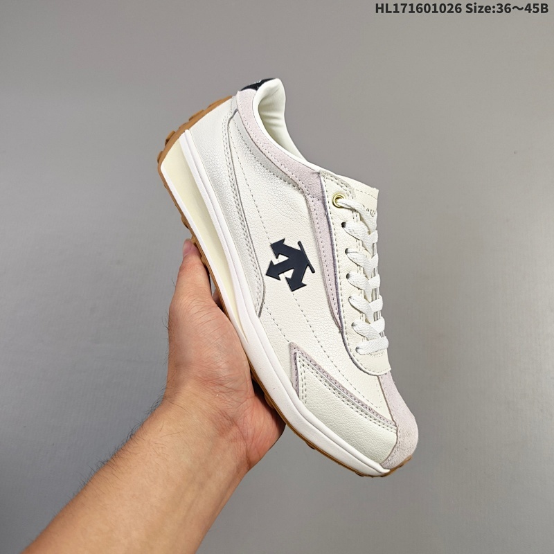 集合160 公司级✅迪桑特DESCENTE CHRON RACER 舒适百搭 防滑耐磨 低帮 生活休闲鞋 货号:D5131LSN14 ID:HL171601026