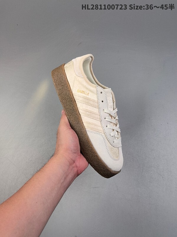CLOT x adidas originals GAZELLE "Crepe Sole Pack"舒适 联名板鞋 实拍首发 鞋头出色设计 塑就出众贴合感 稳固的后跟贴合足部曲线设计