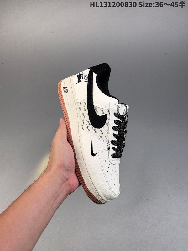 集合  耐克Nike Air Force 1 Low 空军一号低帮百搭休闲运动板鞋 柔软、弹性十足的缓震性能和出色的中底设计