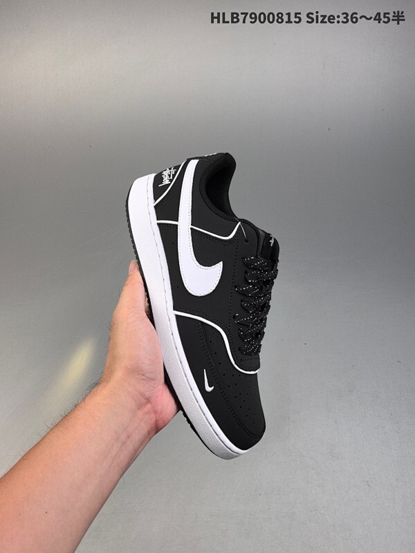 集合特价 【公司级】耐克 Nike Court Vision Lo校园风低帮复古篮球板鞋男女运动鞋。延续80年代复古篮球鞋