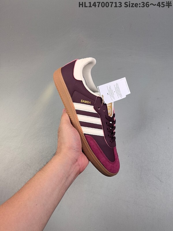 阿迪达斯三叶草Adidas Originals Samba OG 桑巴舞系列绅士德训足球风百搭低帮休闲运动板鞋