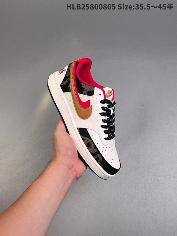 特价福利‼️ 公司级✅NIKE COURT VISION LO ‘DIY’定制 低帮百搭 透气休闲运动板鞋  兼顾舒适脚感和出众风范