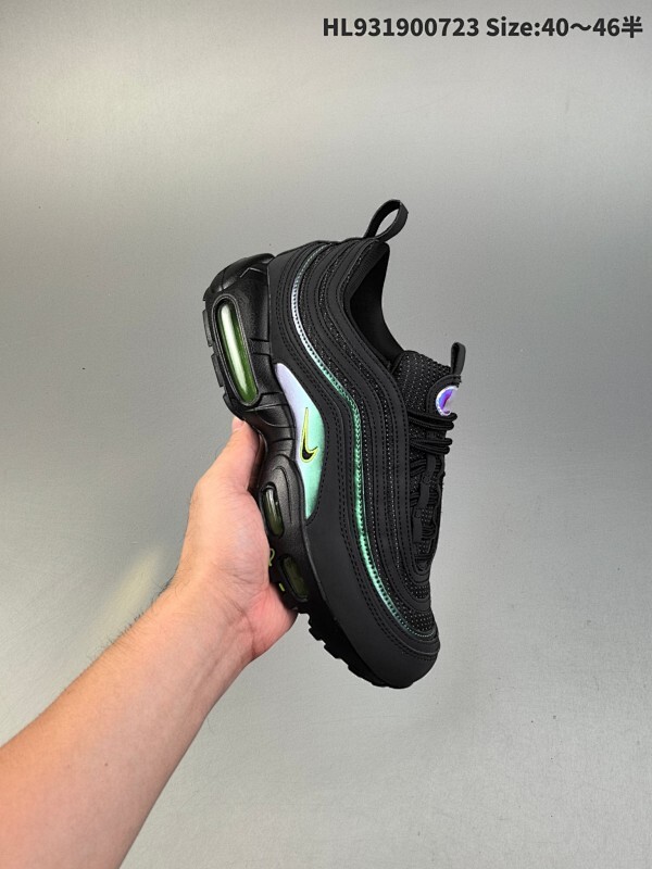 集合  Division Street x  Nike Air Max 95/97 复刻灰黑 纯原版本 复古休闲跑步鞋