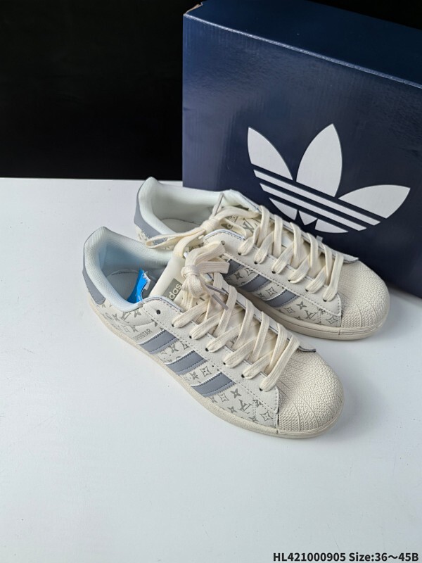 集合  公司级✅Adidas Originals Superstar 阿迪达斯 三叶草 贝壳头’DIY’系列低帮经典百搭休闲运动板鞋