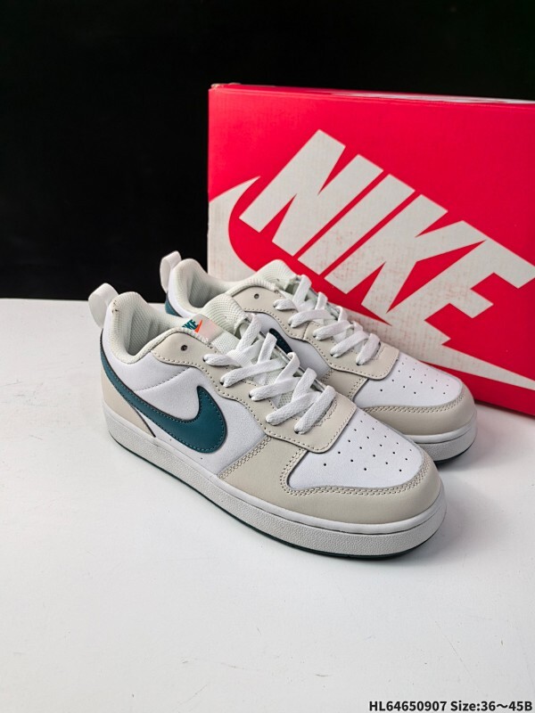 集合一 真标✅NIKE COURT BOROUGH LOW 耐克  低帮百搭透气休闲运动板鞋 经典耐用的设计