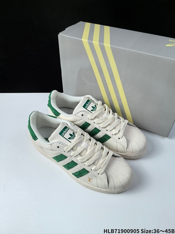 公司级✅Adidas Originals Superstar 阿迪达斯 三叶草 贝壳头’DIY’系列低帮经典百搭休闲运动板鞋