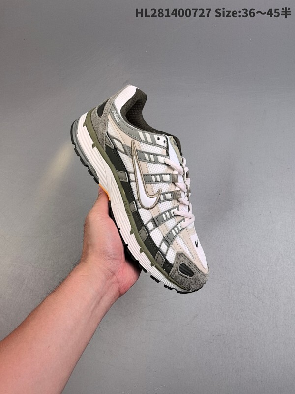 Nike P-6000 高颜值跑鞋 又能出街又能跑步！Nike p-6000 女子跑鞋内外侧都用了灰色的钩子，采用透气材料，搭配匠心覆面