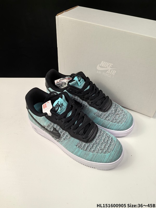 新款公司级Nike Air Force 1 Low 飞织卡其色 透气空军一号低帮休闲板鞋 原厂材料 原楦头原纸板 纯正空军版型 内置全掌气垫