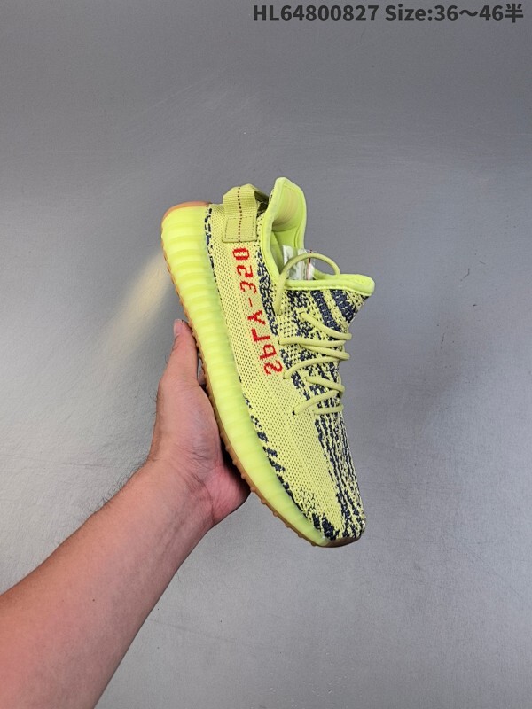 真爆✅Adidas 椰子350 yeezy 350 V2 镂空蚕丝半透明呼吸网纱材质 Kanye West x adidas Yeezy Boost 350 V2 爆米花中底休闲运动慢跑鞋