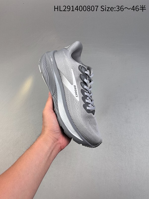 集合 布鲁克斯 Brooks Ghost 17系列低帮透气缓震支撑休闲运动慢跑鞋 #采用改进工程空气网眼组合热熔工艺