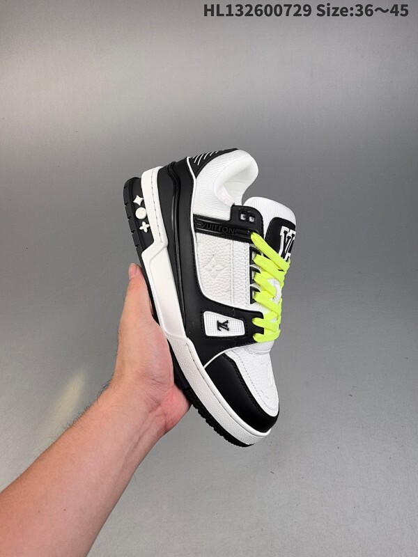集合 公司级✅全新LV路易威登Louis Vuitton Trainer Sneaker Low休闲运动文化百搭板鞋 ！