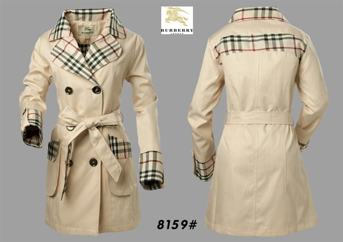 Burberry women's casual trench jacket coat C47 Burberry women's casual trench jacket coat C47