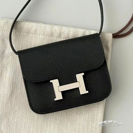 HERMES ショルダーバッグ・ポシェット 【入手困難◆大人気♪】HERMES コンスタンス スリム バッグ(8)