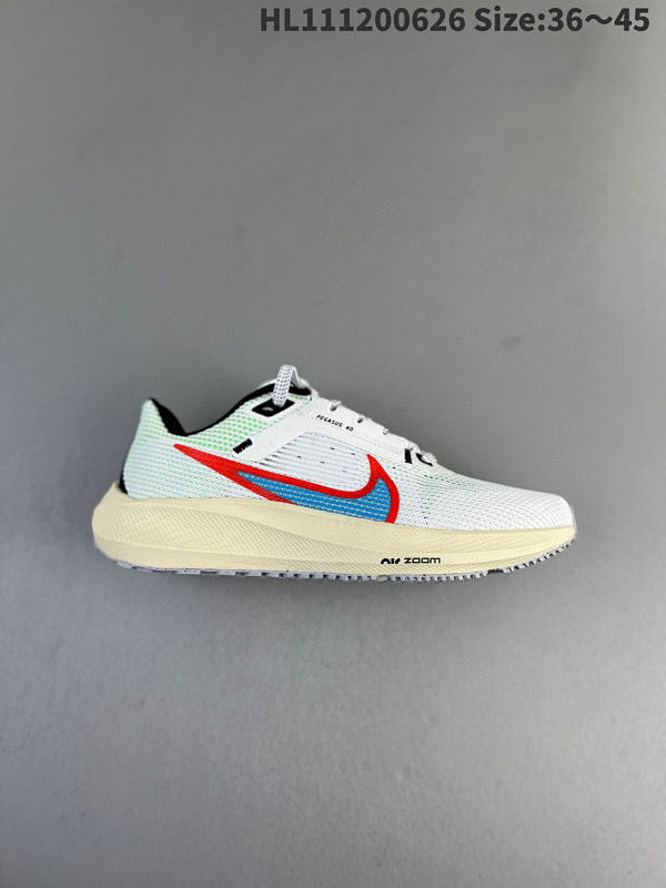 120 耐克Nike Air Zoom Pegasus 40登月 网面透气跑步鞋 货号：CW8655-015