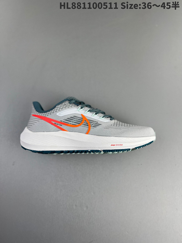 110  Nk Air Zoom Pegasus 39 登月跑鞋 登月39代超轻网面跑步鞋 脚跟区域营造出色舒适度HL881100511 Size:36～45半