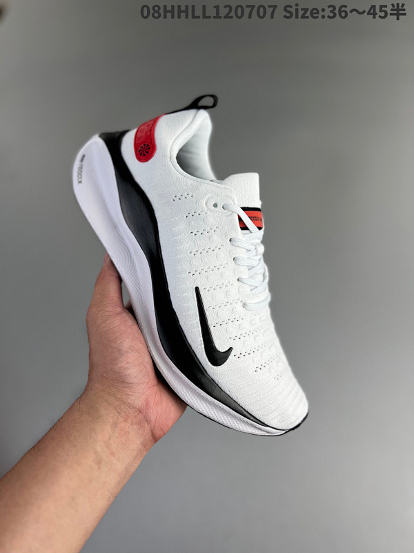 180 Nike Invincible Run 4 耐克 低帮 白黑 马拉松机能风格减震耐磨低邦跑步鞋 货号：DR2665-100 08HHLL120707