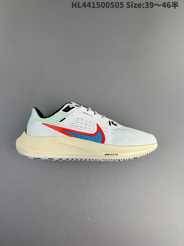 150 公司级Nike Zoom Pegasus 40登月飞马40代 超轻网面透气跑步鞋  货号：FJ1051-100  ID: HL441500505 Size:39～46半