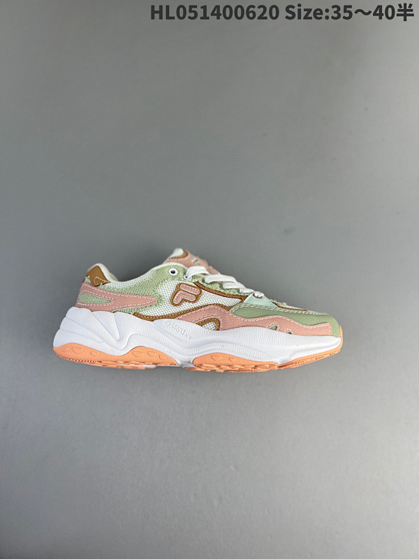140 FILA FUSION Lightning Low 斐乐 女鞋真标半码制#原楦原纸版开发HL051400620 Size:35～40半
