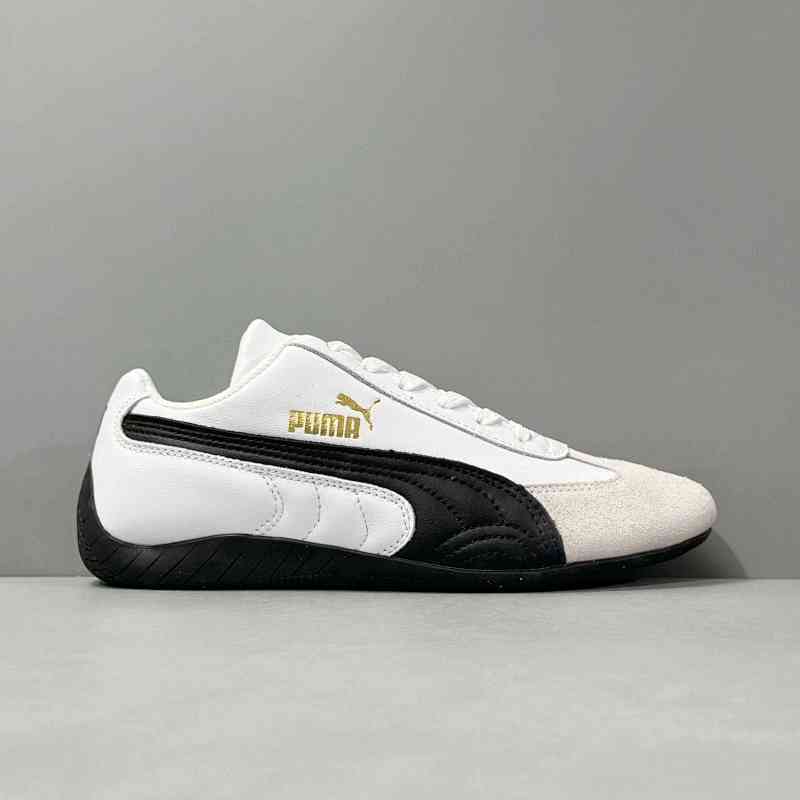 PP版本 黑白色397116-01 PUMA Speedcat Shield 舒适 耐磨 低帮 生活休闲鞋 男女同款