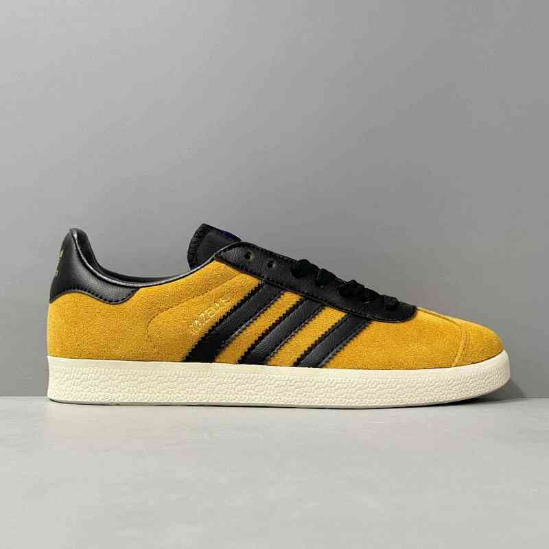 HZ版本 GZ 黄色JP5283 阿迪达斯三叶草 adidas originals GAZELLE 75th Anniversary 柔软舒适 防滑耐磨 低帮 板鞋 男女同款 黄色