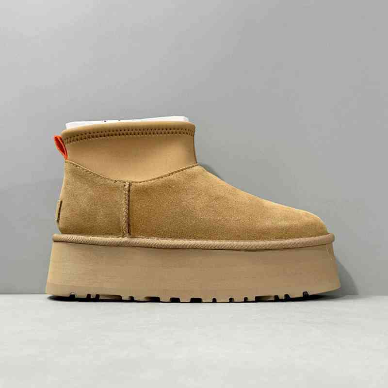 BK版本 迷你弹力靴-棕色1168170-CHE UGG 时尚百搭 短靴 女款 棕色