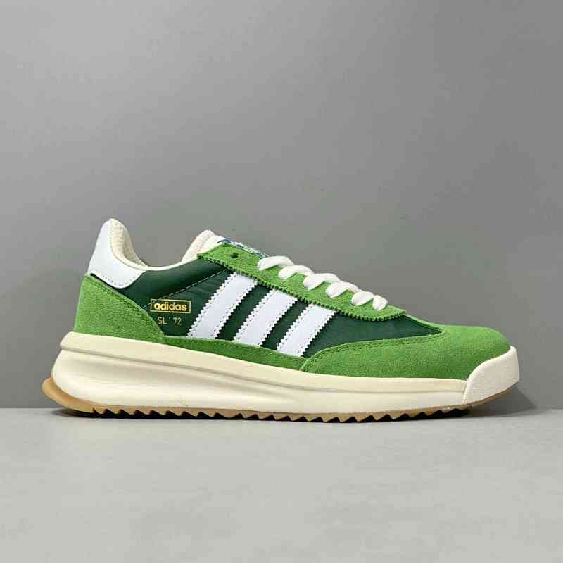 XG版本 2代-绿色JI2519adidas originals SL 72 RTN 舒适日常 防滑轻便低帮 生活休闲鞋 女款 绿色