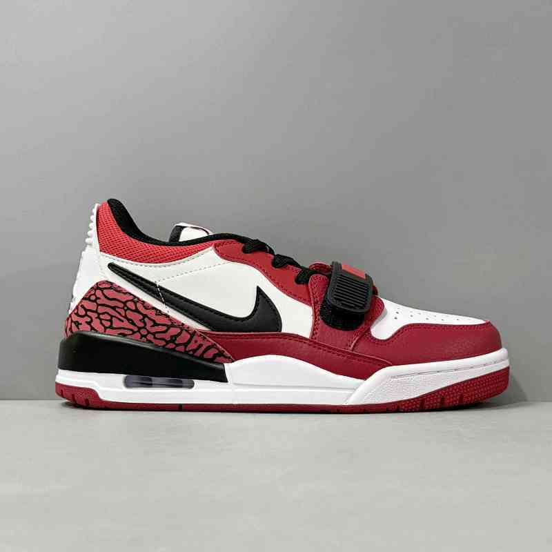 PP版本 红白黑CD7069-116 Jordan Legacy 312 Low 防滑耐磨 低帮 复古篮球鞋 GS