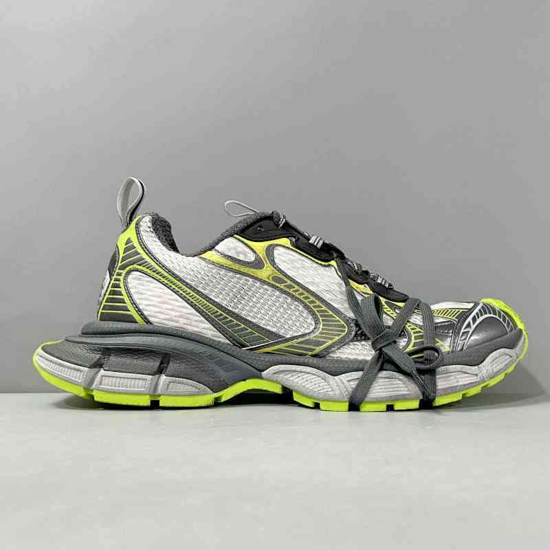 超神版本 白黄黑跟734734W3XL59237 Balenciaga巴黎世家 3XL 圆头系带 低帮 老爹鞋