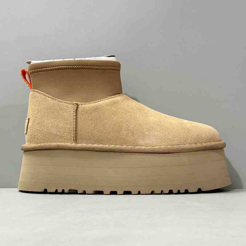 LS版本 迷你弹力靴-棕色1168170-CHE UGG 时尚百搭 短靴 女款 棕色