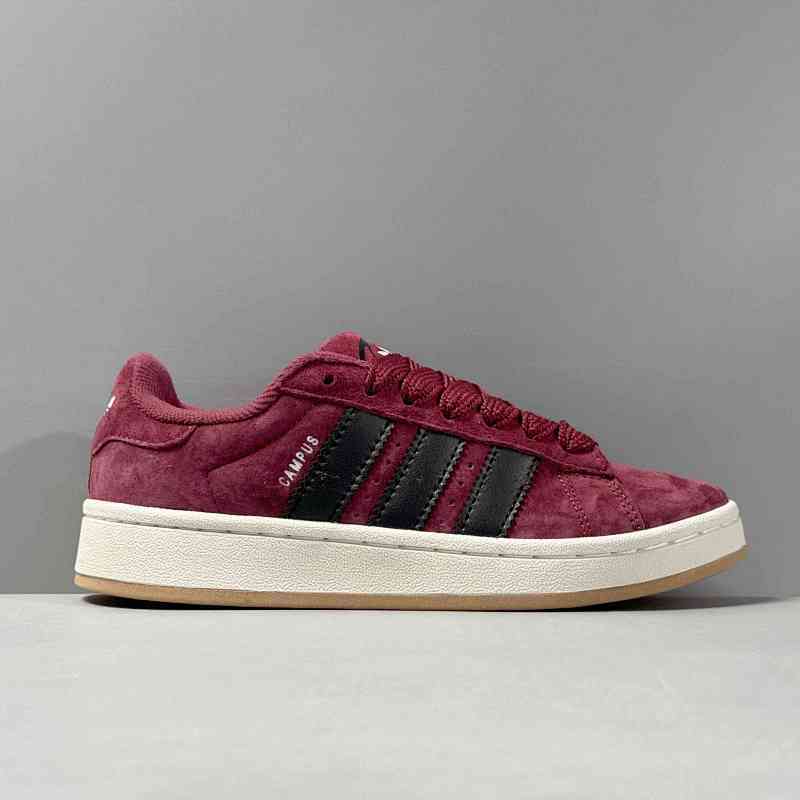 H1版本 红色IF8765  阿迪达斯三叶草adidas originals CAMPUS 00s Maroon舒适百搭减震耐磨 低帮 板鞋 男女同款 红色