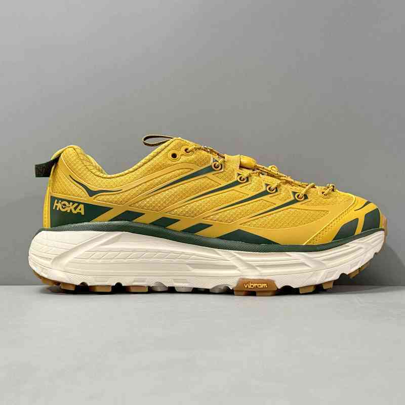 DF版本 玛法特2.5/金黄1141572-GLW HOKA ONE ONE Mafate Three 2 舒适百搭 低帮休闲跑步鞋 男女同款 金黄色