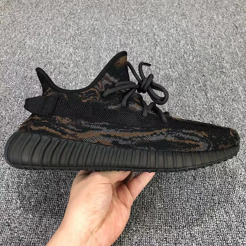 VK纯原版本椰子350V2 放店  精品巴斯夫 阿迪达斯  Adidas Yeezy Boost 350V2"MX Rock"_GW3774 彩虹黑 暴龙黑 黑暴龙   尺码36-48半码