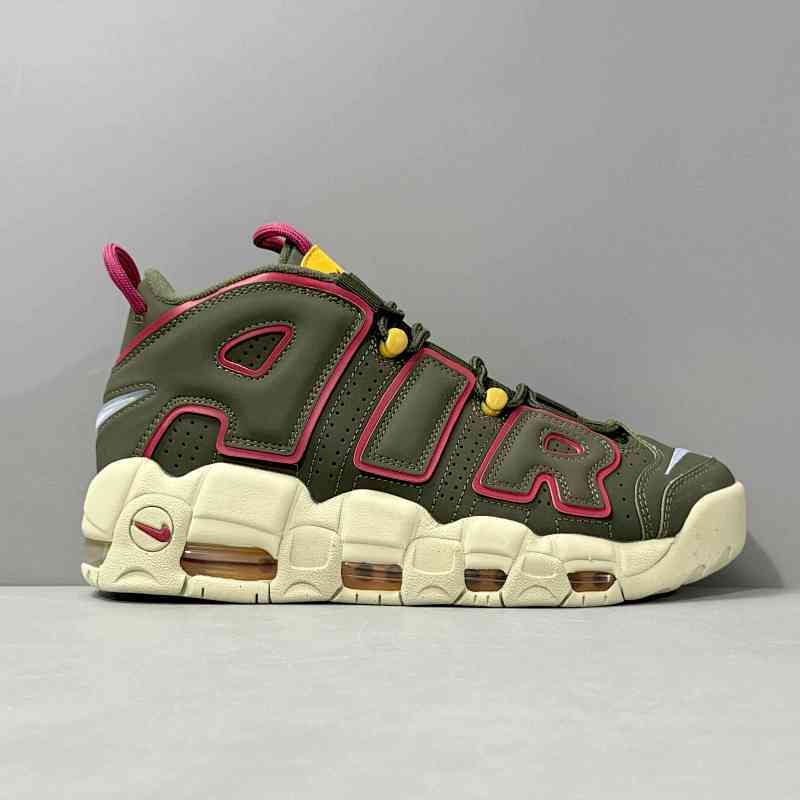 PP版本 卡其色DH0622-300  Nike Air More Uptempo 大air 皮蓬 牛皮  减震防滑耐磨包裹性支撑 中帮 复古篮球鞋 男女同款