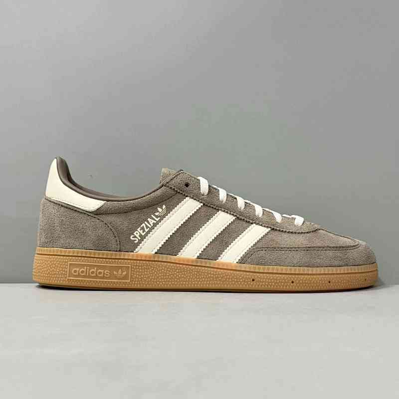 V版顶级 SP 棕褐色IF6490阿迪达斯三叶草 Adidas Originals Handball Spzl舒适简约防滑低帮板鞋德训鞋 男女鞋