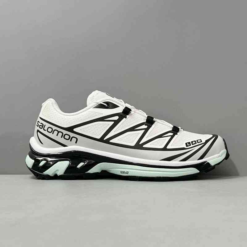 BK版本 黑白蓝/哈士奇413173  Salomon 萨洛蒙XT-6系列 防滑耐磨低帮跑步鞋 户外功能鞋  男女同款