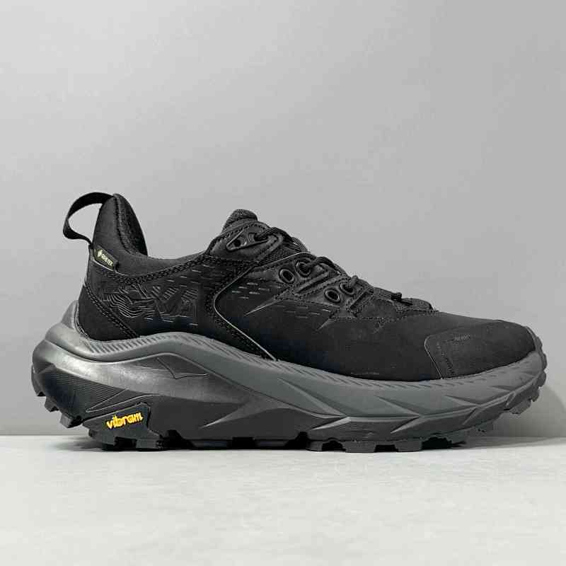 CF版本 卡哈2代-黑色1123190-BBLC HOKA ONE ONE Kaha 2 Low GTX 低帮户外功能鞋 黑色