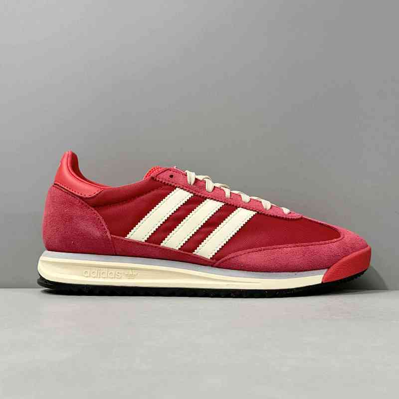 AW版本 红白红色IE3475 阿迪达斯三叶草adidas originals SL 72 百搭潮流 轻松舒适 防滑耐磨 低帮 生活休闲鞋 女款 棕米