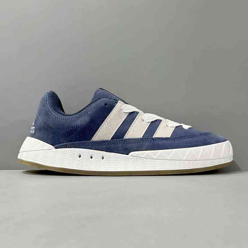 HX版本  蓝浅灰GY2088   阿迪达斯三叶草Adidas Originals Adimatic复古鲨鱼面包鞋  板鞋