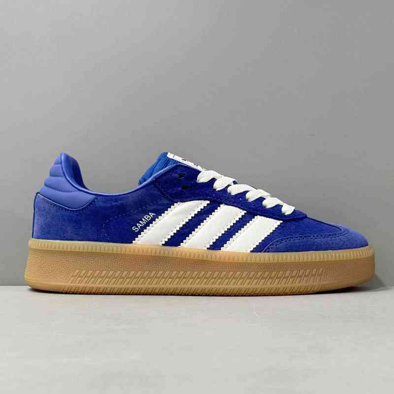 XR版本 猪八宝蓝IE1374 阿迪达斯三叶草adidas originals Samba XLG 百搭休闲 轻松舒适防滑耐磨 低帮 板鞋 男女同款