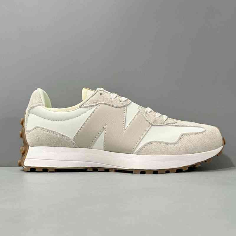 XY版本 白粉WS327AN New Balance NB 327 'Moonbeam TimberwolfEVA 舒适时尚减震 低帮 休闲跑步鞋 女款 白粉