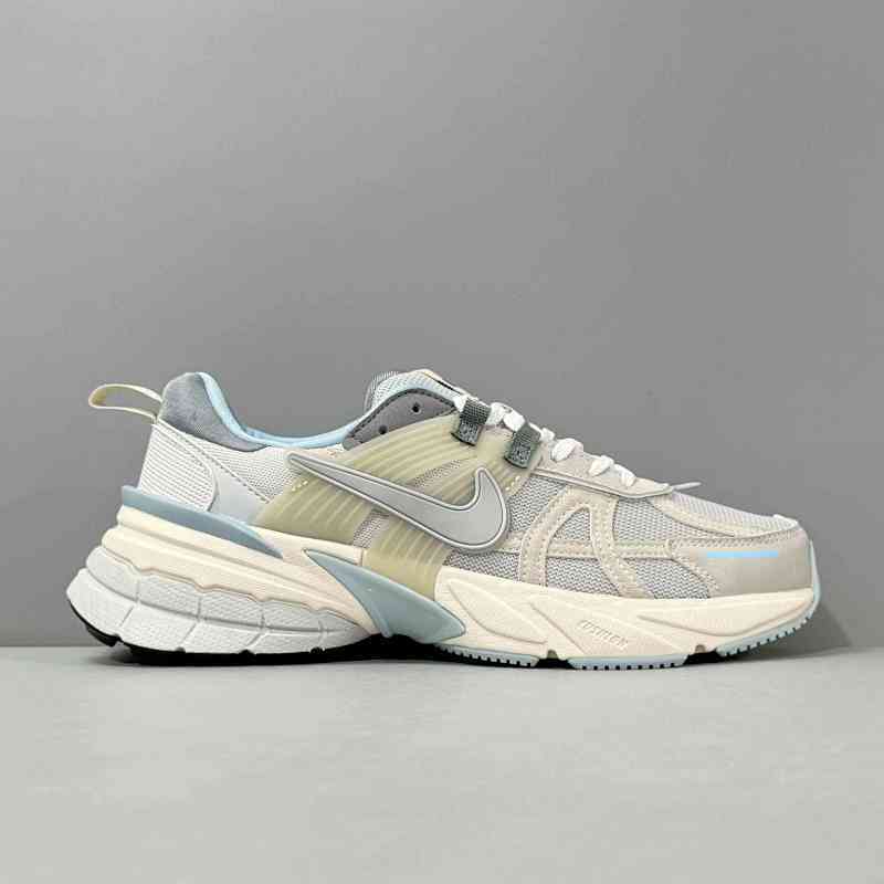 DJ版本 灰蓝白FZ3596-072 耐克Nike V2K Run 轻便耐磨时尚亮色舒适织物皮革减震防滑耐磨低帮休闲跑步鞋 男女鞋